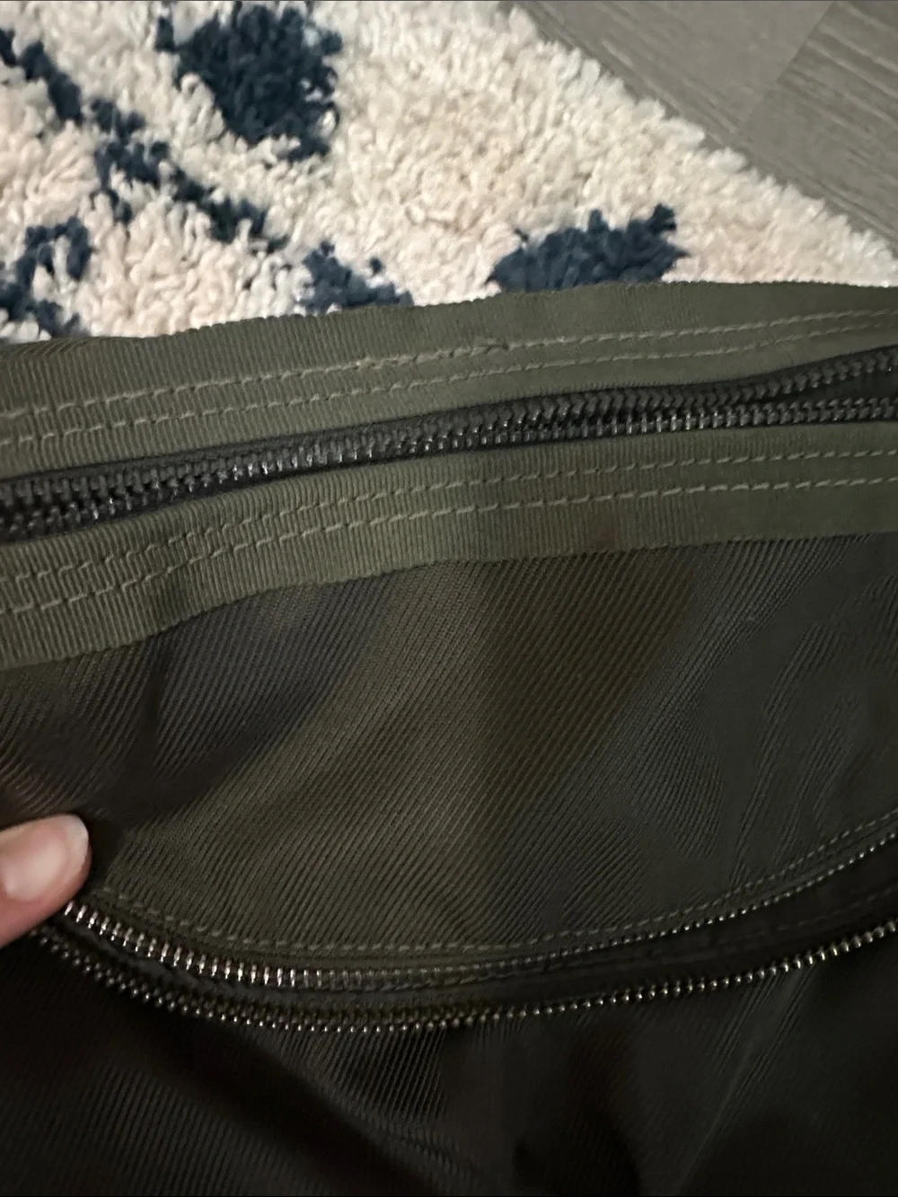 Lululemon Olive Green Crossbody Bag